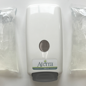 Bundle:  Dispenser + (2) 1000 mL Aterra General Purpose liquid hand soap pouches