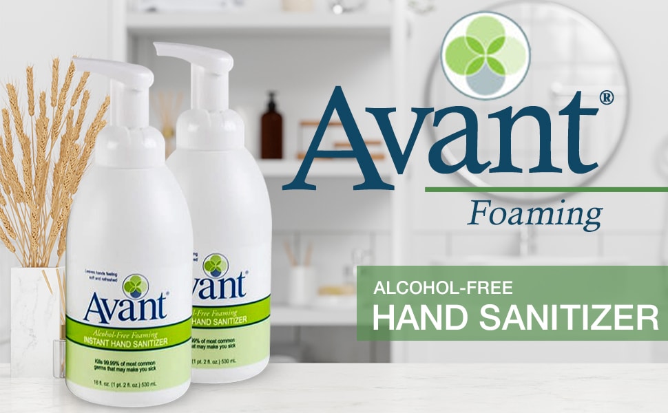 Avant Alcohol-free foam hand sanitizer