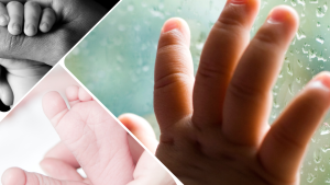 Baby hands and feet